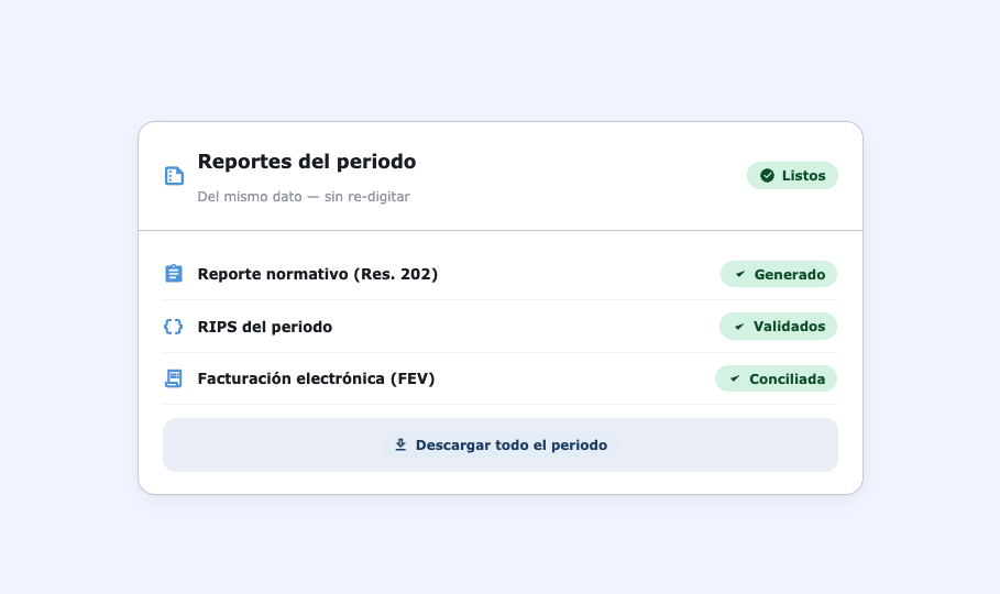 Reportes normativos del periodo en Clave, listos para descargar